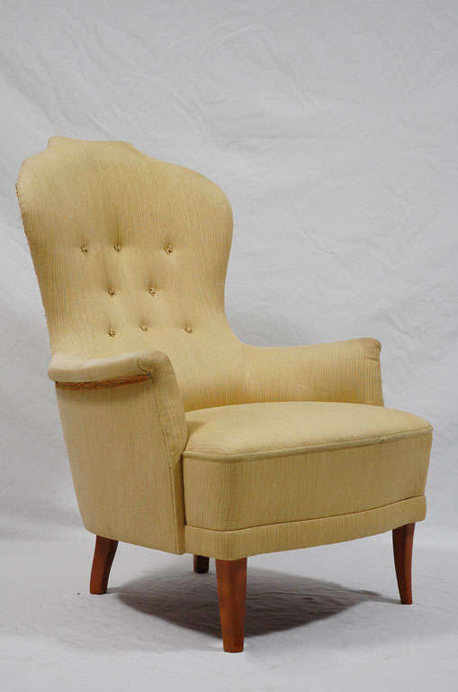 Carl Malmsten armchair.   Store formerly known as ARTFUL DODGER INC