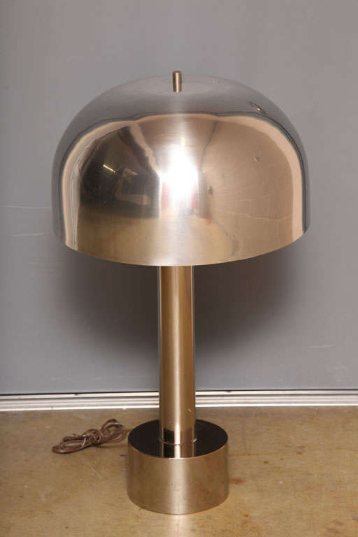 Mid-Century Modern Chrome Table Lamps by Laurel