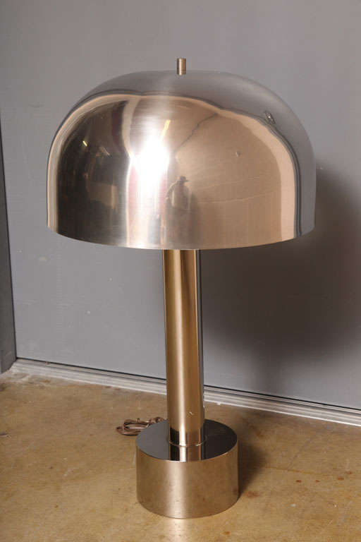 Chrome Table Lamps by Laurel In Good Condition In Miami, FL