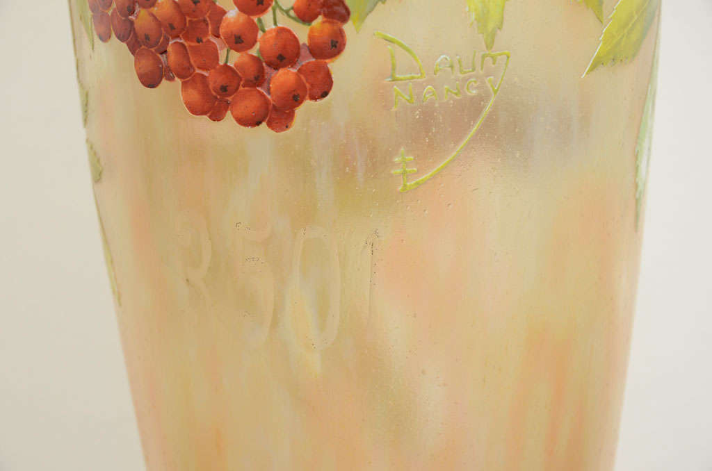 Vase by Daum Nancy For Sale 1