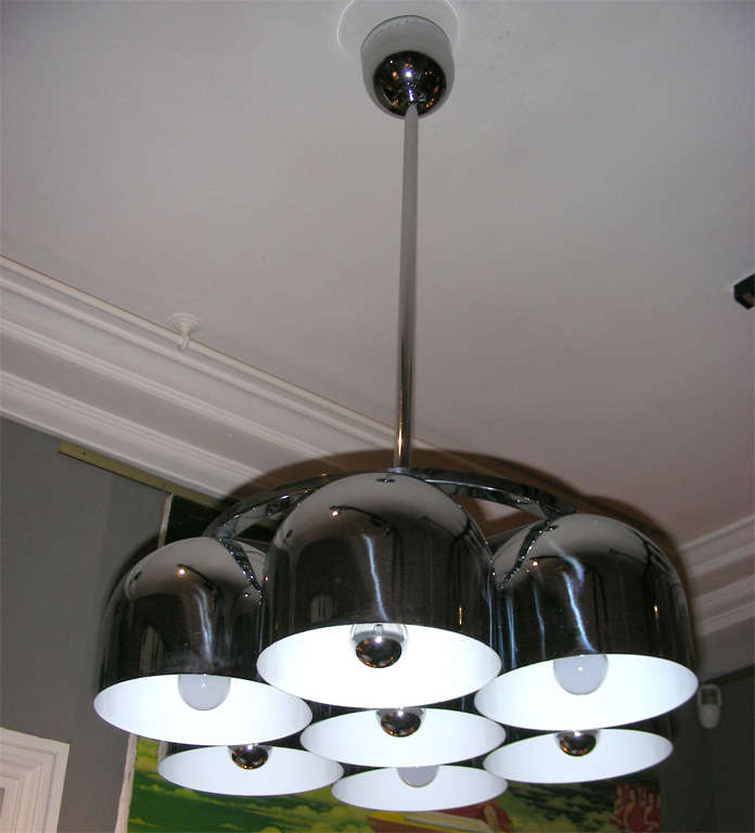 Italiano Lampadario italiano anni '70 in vendita