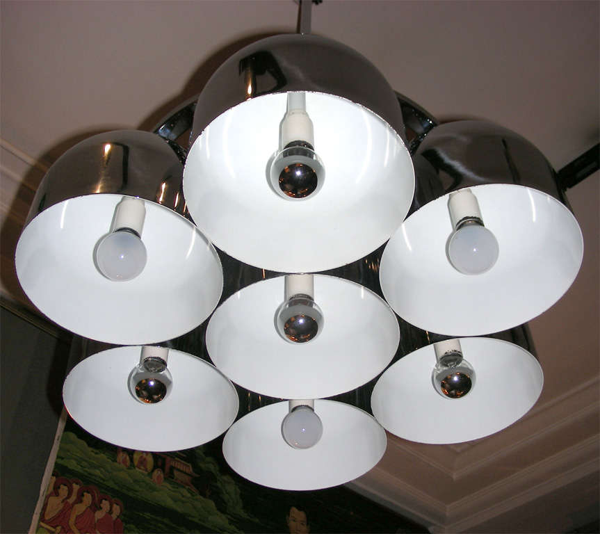 Fine XX secolo Lampadario italiano anni '70 in vendita