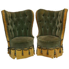 Antique Pair of French 1920
s Chairs