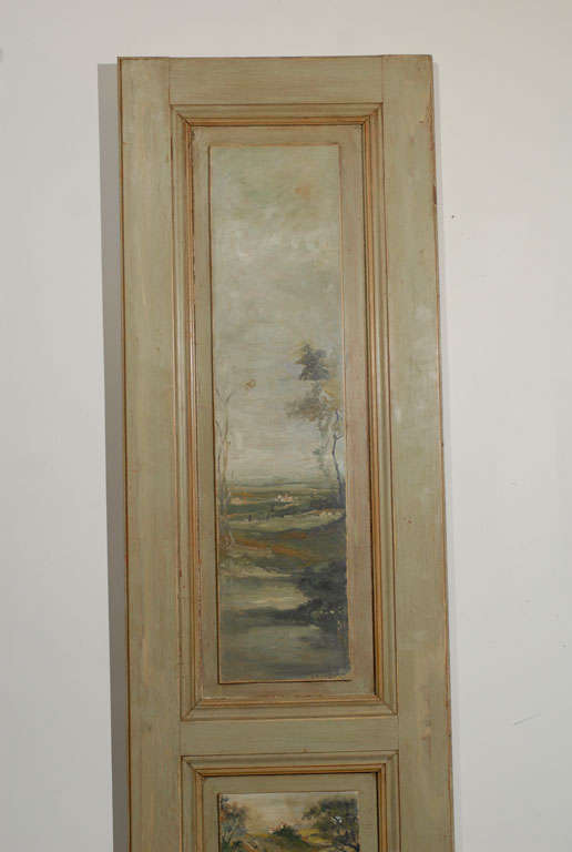 Pair of Painted French Panels 3