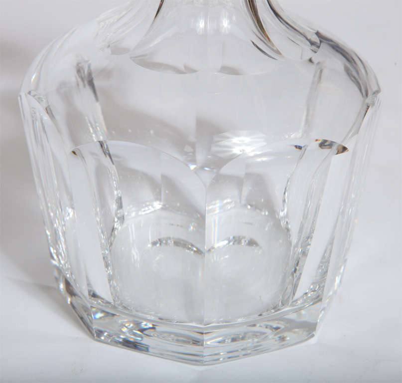 Crystal Deco Orrefors Decanter For Sale