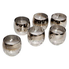 Silver Ombre Whiskey Glasses