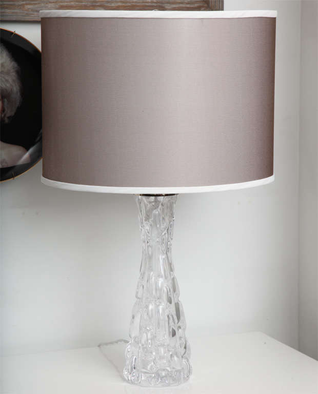 Pair of Carl Fagerlund Table Lamps for Orrefors