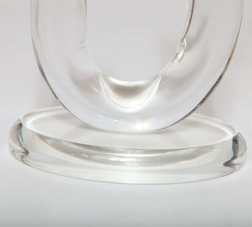 Pair of Lucite Candleholders In Excellent Condition In New York, NY