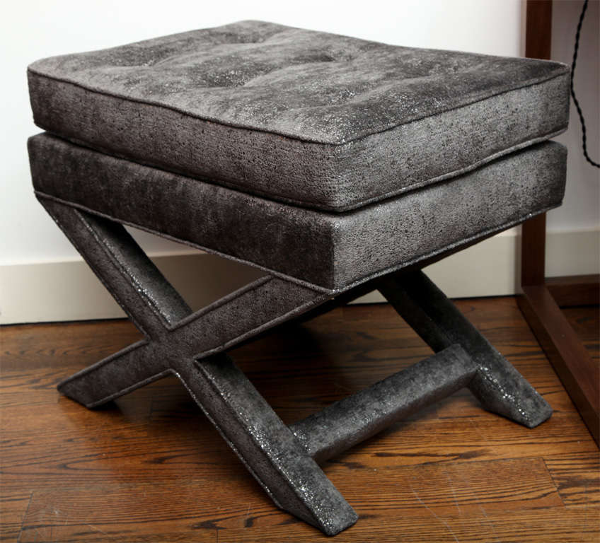 Spectacular Billy Baldwin Stool In Excellent Condition For Sale In New York, NY