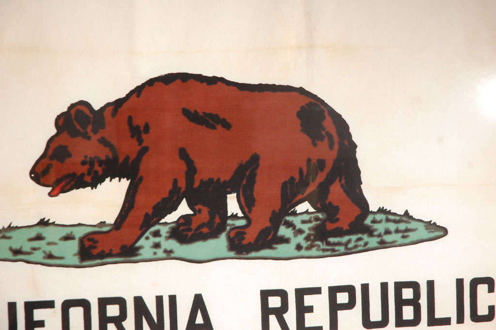 American Large Vintage California State Flag