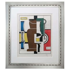 Antique Fernand Léger 'Le Vase' Lithograph in Colors