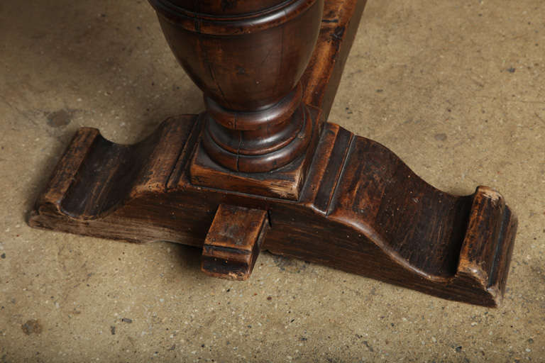Tuscan Dark Wood Console Table 1