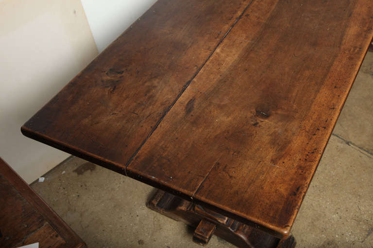 Tuscan Dark Wood Console Table 2