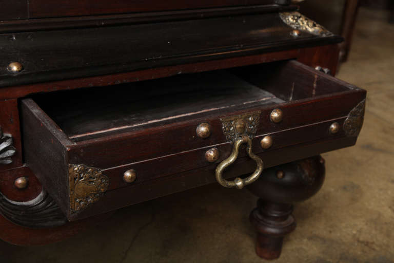 Tall with Brass Trim at 1stdibs