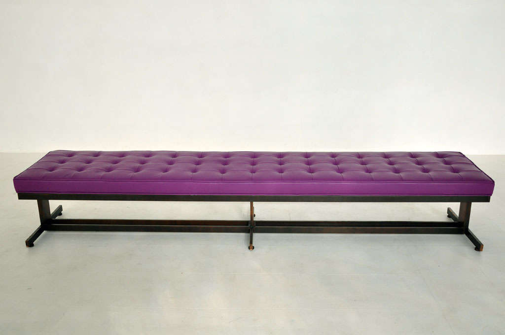 Metal Bronze Architectural Bench