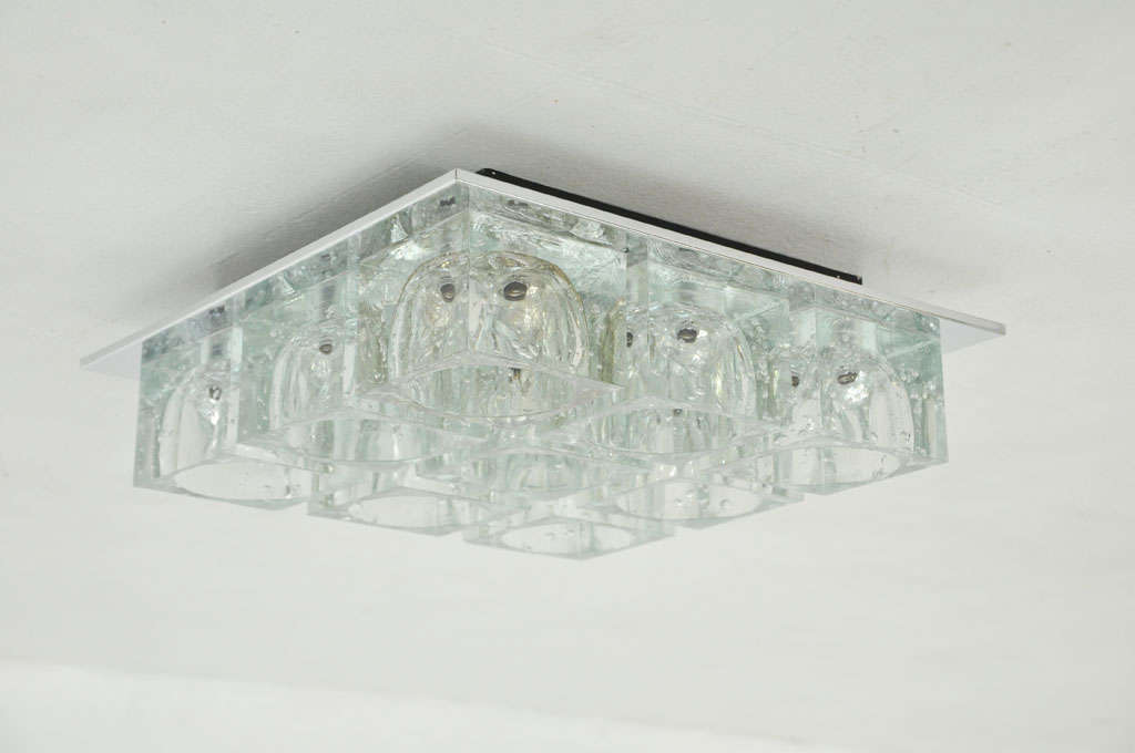 Gaetano Sciolari "Ice Cube" Chandelier