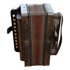 Antique French Accordion