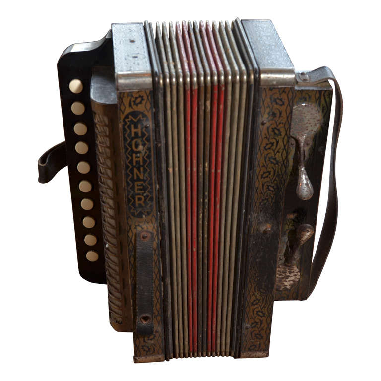 Antique French Accordion For Sale