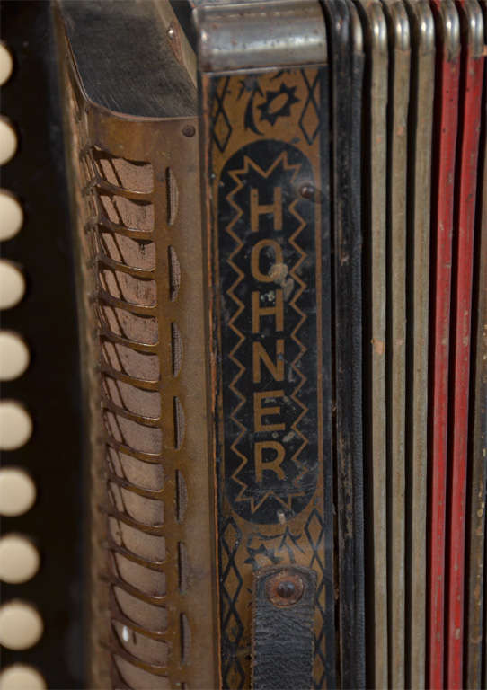 Antique French Accordion For Sale at 1stDibs