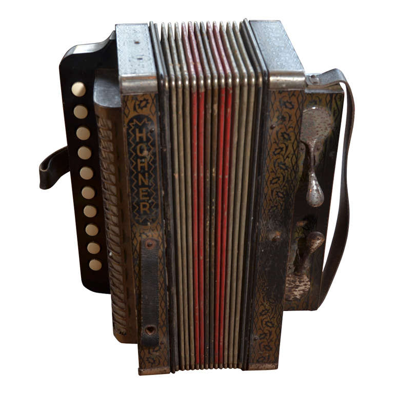 Antique French Accordion For Sale at 1stDibs