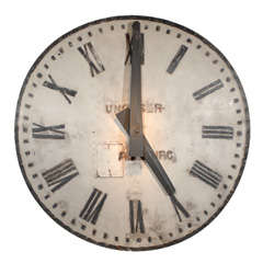 Parisian Tower Clock Face