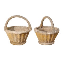 Lichen covered stone Garden Baskets