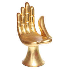 Pedro Friedeberg Gold "Hand Chair"