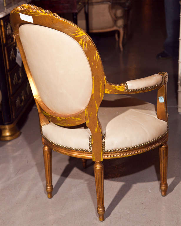 Pair of French Louis XIV Armchairs by Maison Jansen 2