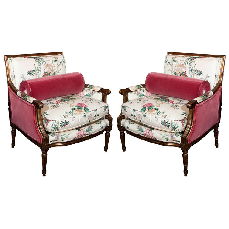 Pair of French Louis XVI Style Marquises by Jansen