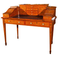 Antique Fine Adam Style Carlton House Desk