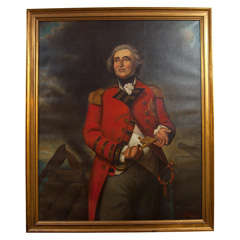 Oil on Canvas of a General
