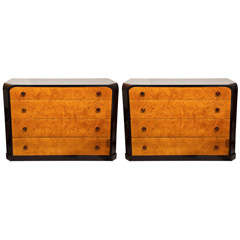 Pair of Art Deco Style Chests of Drawers
