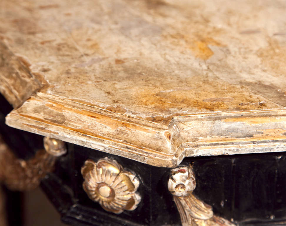 American Painted French Empire Style Console Table