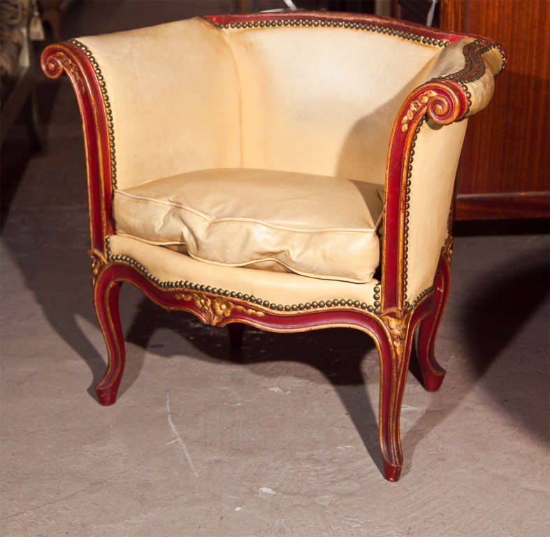 Diminutive French Louis XV Style Armchair by Jansen
