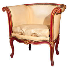 Diminutive French Louis XV Style Armchair by Jansen