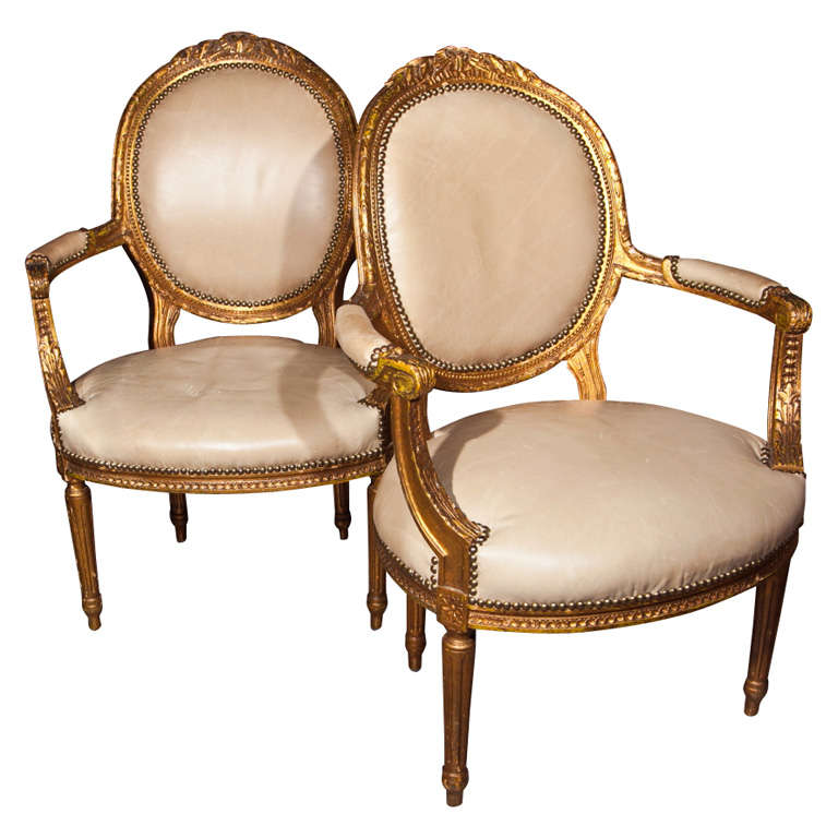 Pair of French Louis XIV Armchairs by Maison Jansen For Sale at 1stDibs