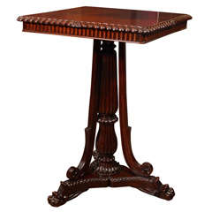 Anglo Indian Pedestal Table