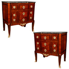 Pair of Louis XVI Commodes Pair of Louis XVI Commodes