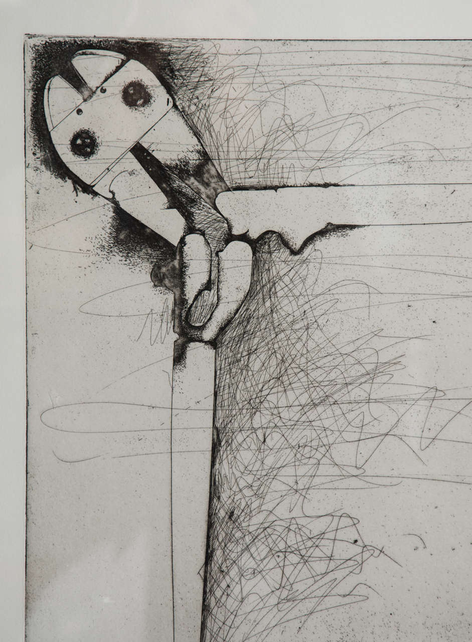 American Bolt Cutters Etching by Jim Dine