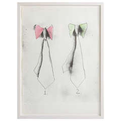 Jim Dine Litho "Ties" 3