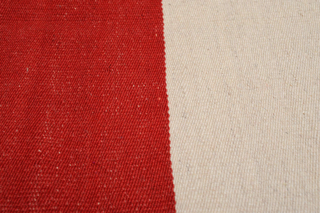 Persian Vintage Kurdish Minimalist Kilim