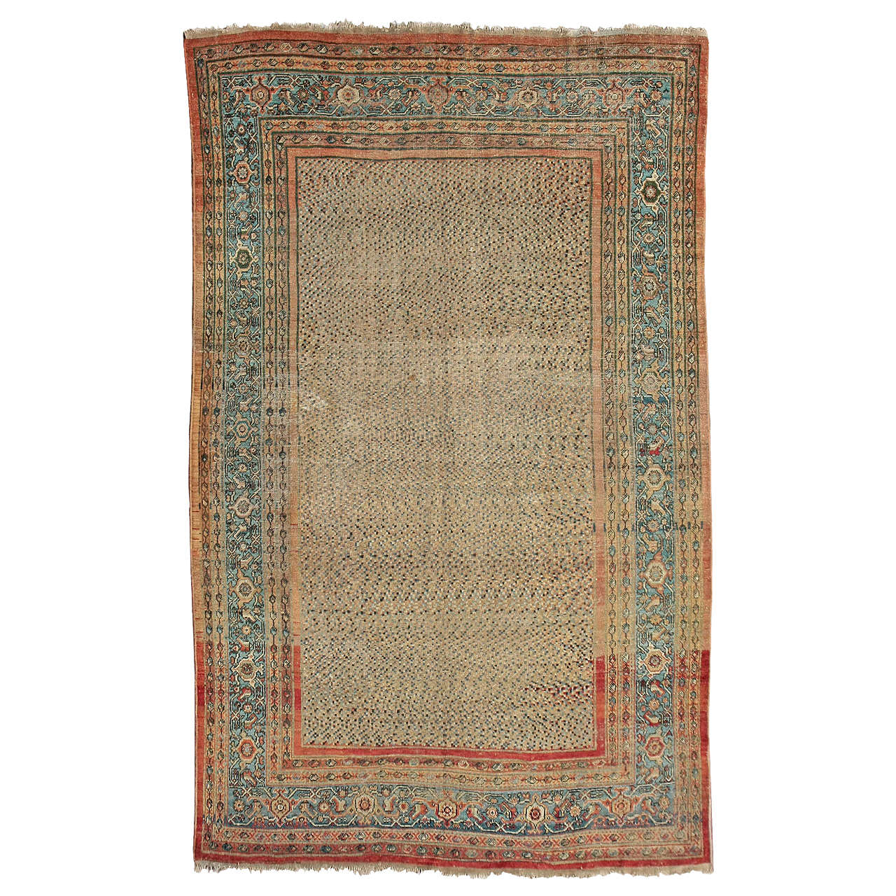 Ziegler and Co. Carpet with Polychrome Chequerboard Pattern For Sale at