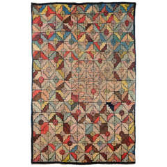 1930's Art Deco Geometric Chinese Rug at 1stDibs