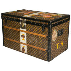 Antique 1910 Louis Vuitton Travel Trunk