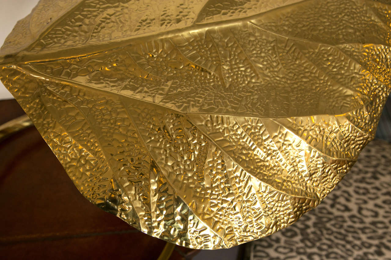 Brass Table Lamp by Tommaso Barbi 2