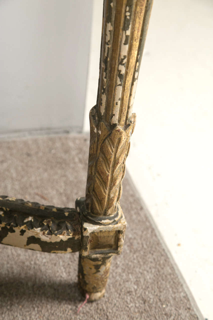 19th c. French Marble top Console Table 2