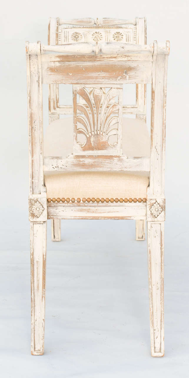 Neoclassical Style Window Seat 3