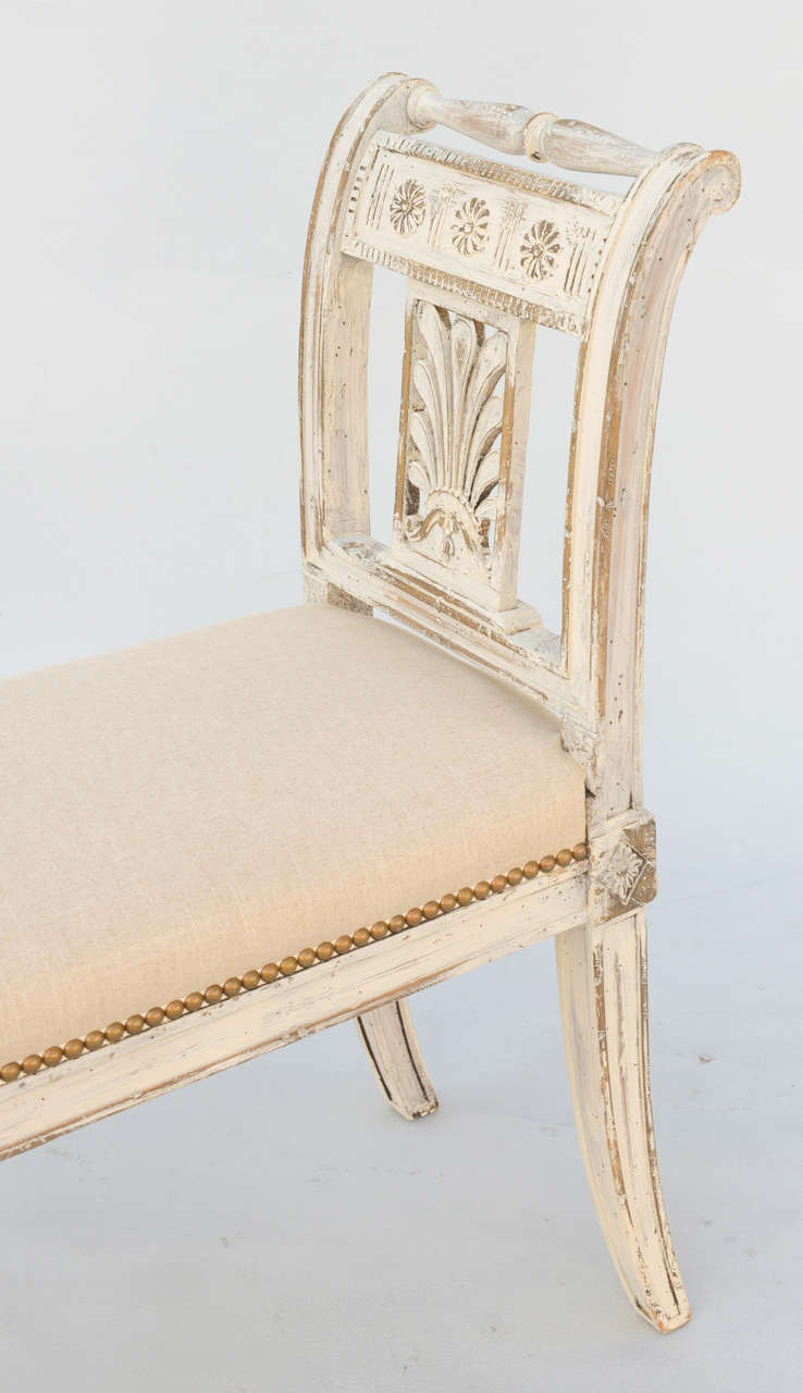 Neoclassical Style Window Seat 4