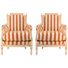 Pair of French Bergeres Pair of French Bergeres