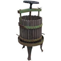 Antique Wine Press from Eger, Hungary